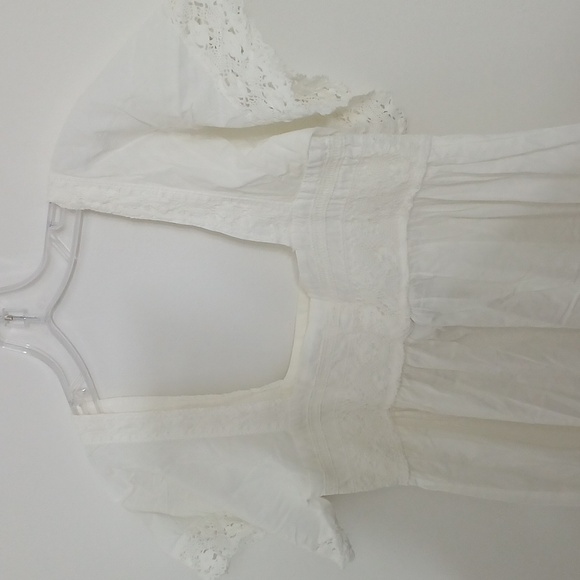 Vintage Laura Ashley Cottagecore Coquette Maxi Dress Lace Detail 100% Cotton - Picture 8 of 14